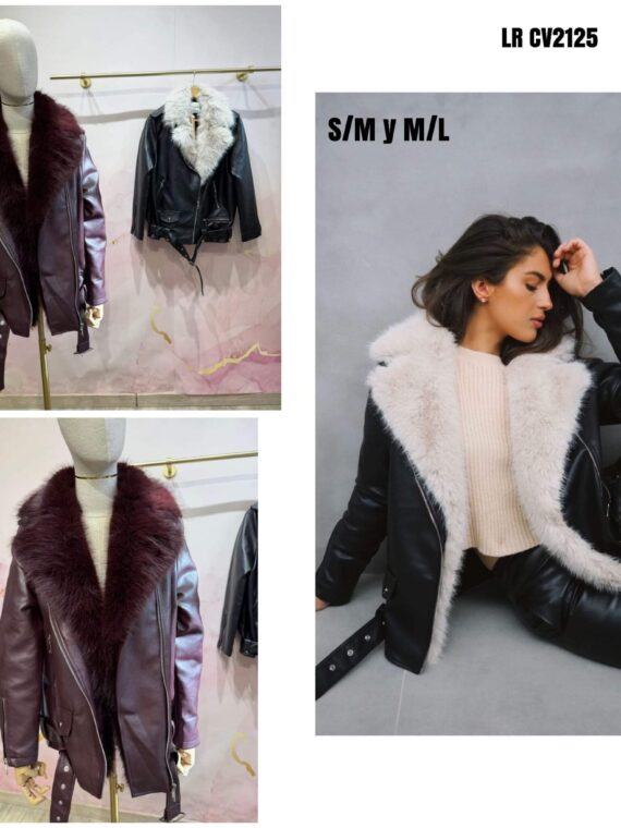 Biker polipiel forrada pelo