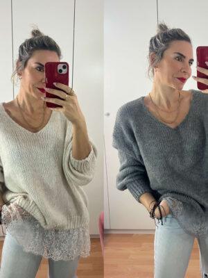 Jesey detalle encaje