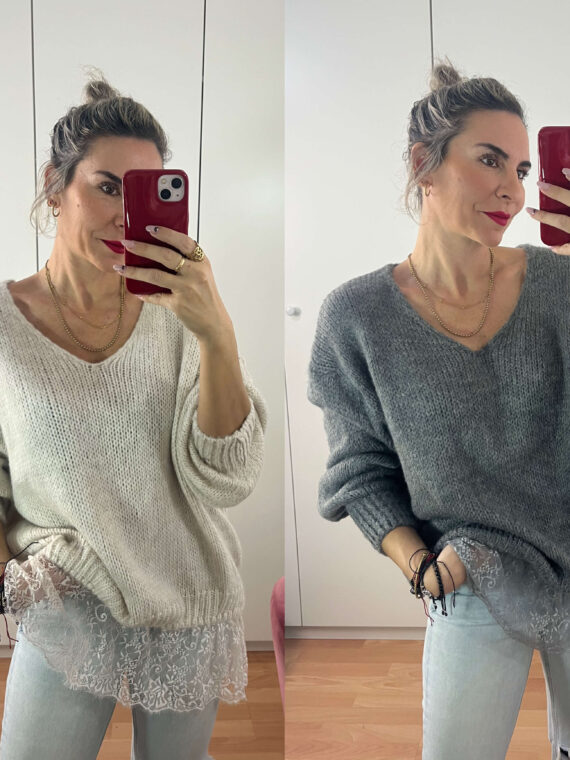 Jesey detalle encaje