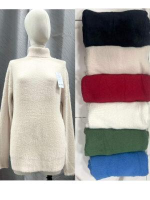 Jersey suave cuello alto