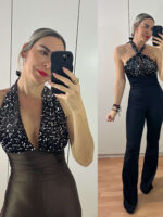 Mono push up lentejuela