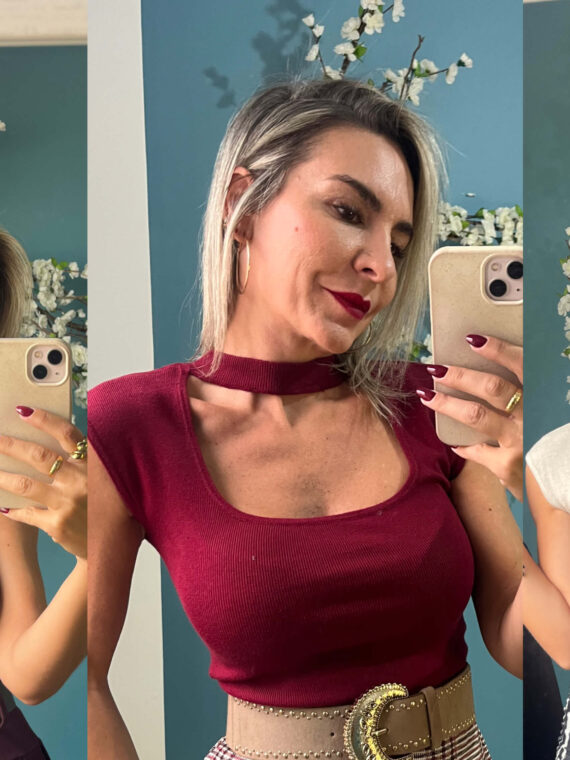 Top punto halter