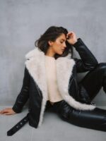 Biker polipiel forrada pelo