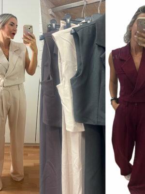 Conjunto pantalón y chaleco