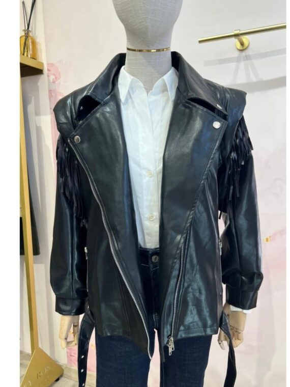 Chaqueta Rolling flecos
