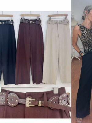 Pantalón con cinturón