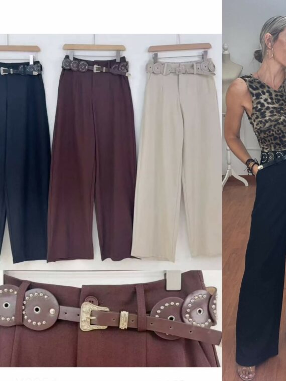 Pantalón con cinturón
