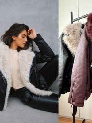 Biker polipiel forrada pelo