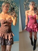 Vestido floral volantito