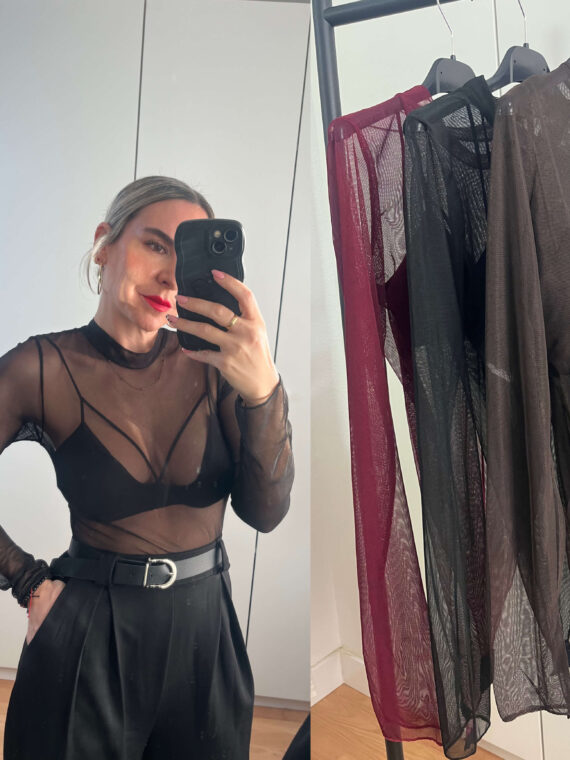 Body transparencias 2 piezas