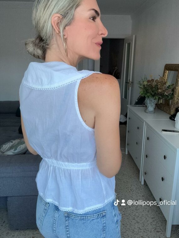 Camisa cuello bebé
