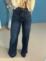 Jean desflecado wide leg