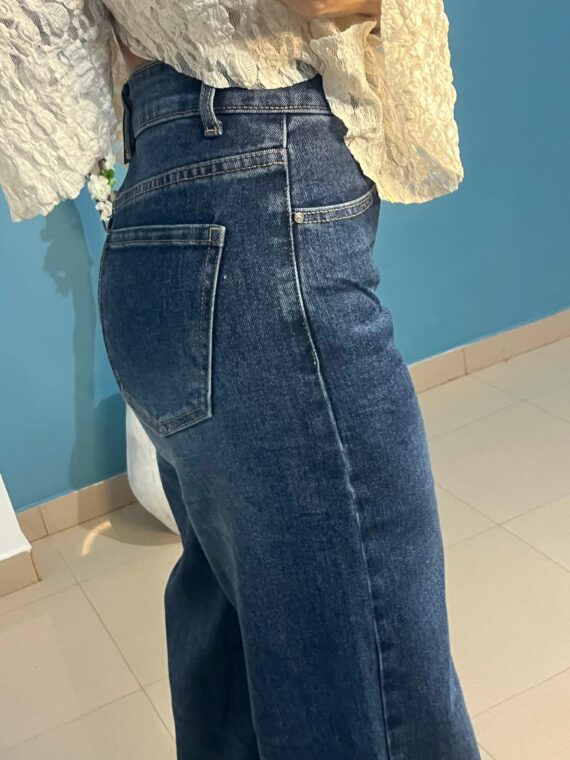 Jean desflecado wide leg