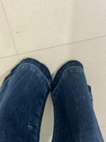 Jean desflecado wide leg