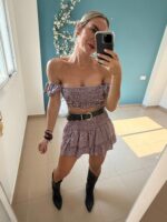 Faldita pantalón vichy