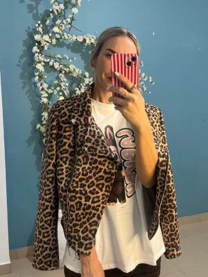 Biker animal print