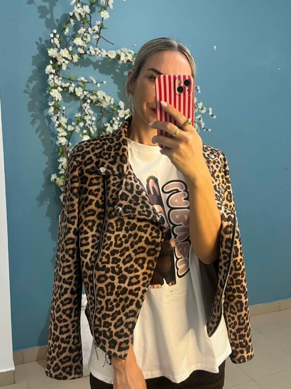 Biker animal print
