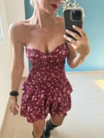 Vestido floral volantito