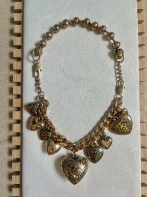 Colgante corazones