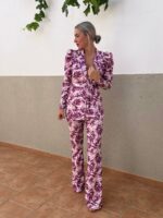 Conjunto estampado floral