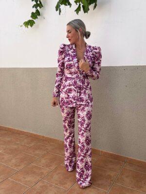 Conjunto estampado floral