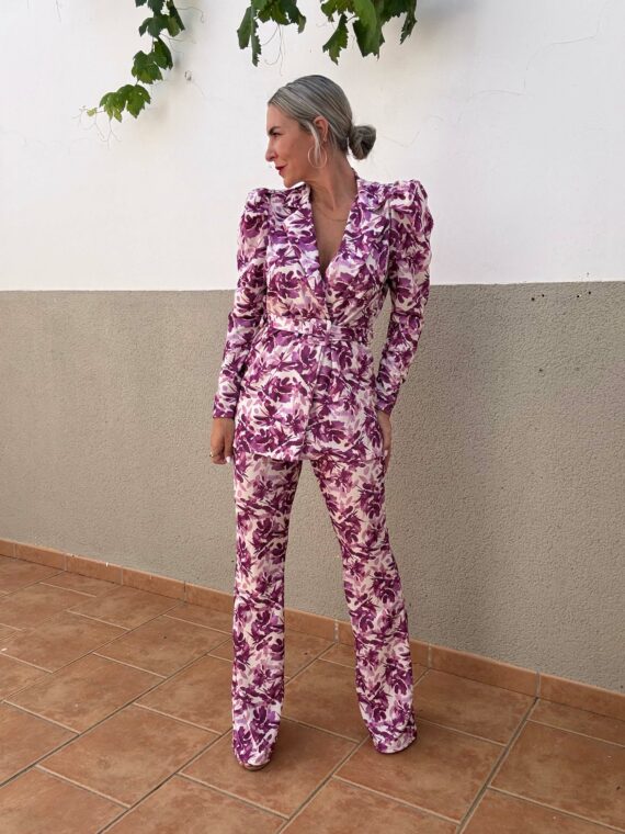 Conjunto estampado floral