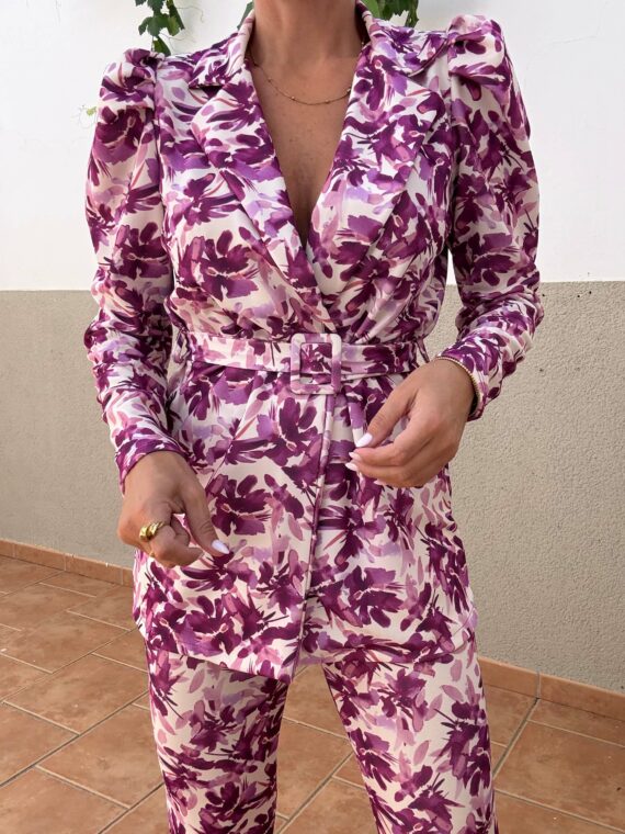 Conjunto estampado floral