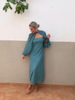 Vestido Sesimbra verde