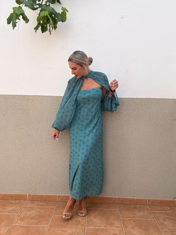 Vestido Sesimbra verde