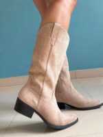 Bota cow beige