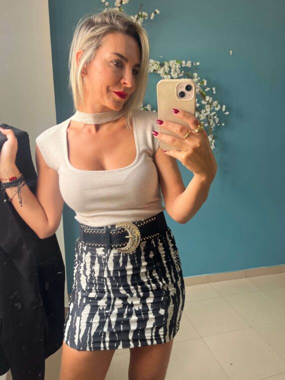 Top punto halter