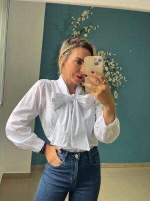 Camisa lazo cuello