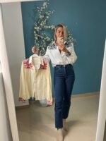 Camisa bordados bambula