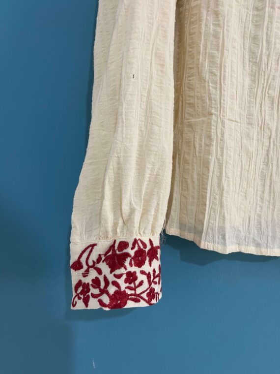 Camisa bordados bambula