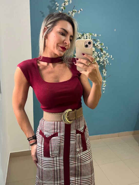 Top punto halter