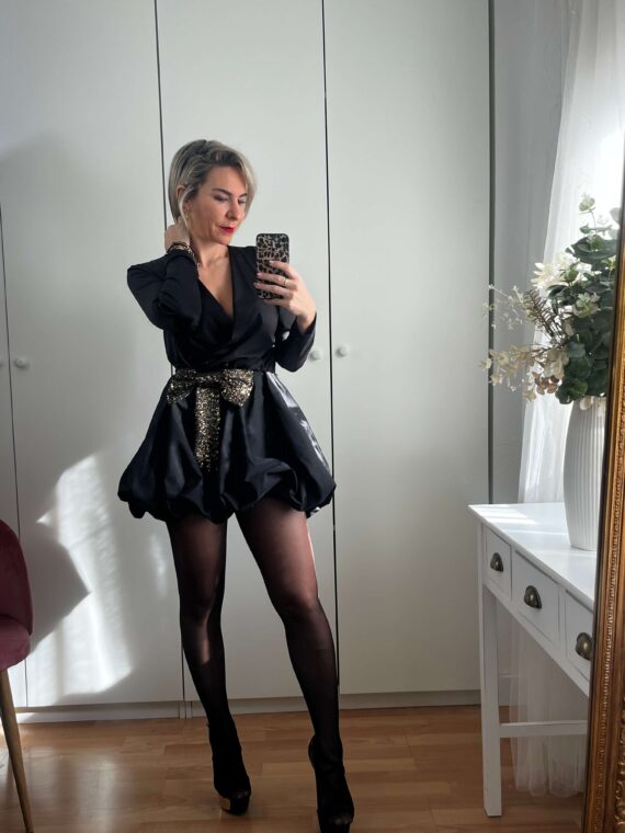 Falda tafetán vuelo