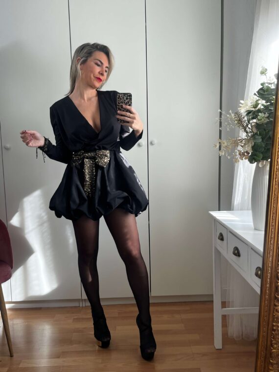 Falda tafetán vuelo