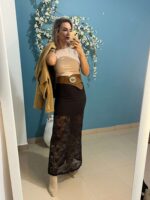 Nueva falda de encaje