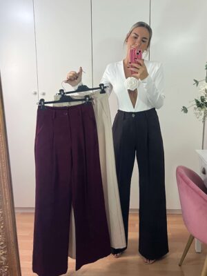 Pantalón básico ancho