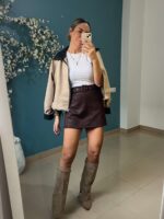 Falda pantalón antelina