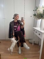 Camiseta Cow boy boots burdeos