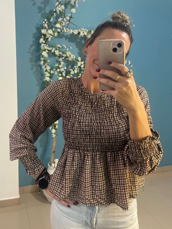 Camisa cuadros panal