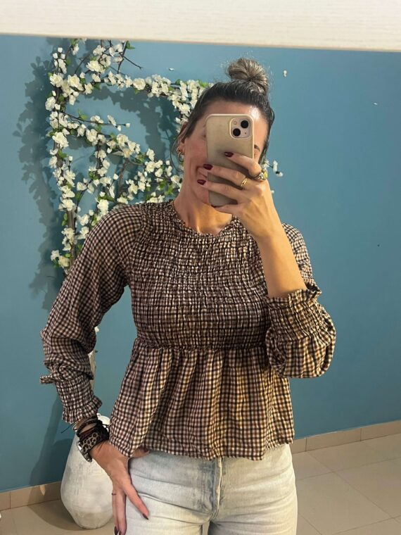 Camisa cuadros panal