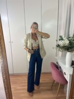 Jean strass wide leg
