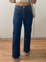 Jean strass wide leg