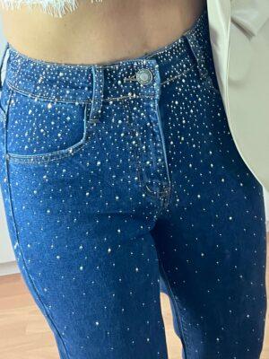 Jean strass wide leg
