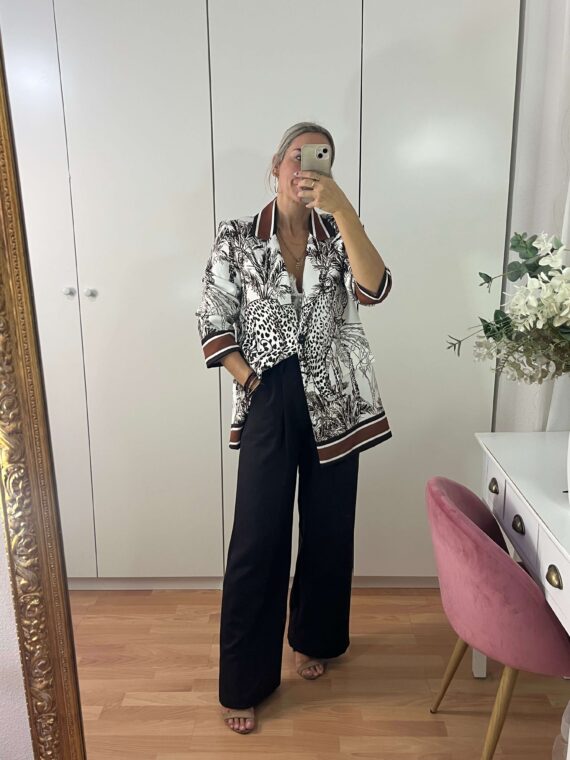 Blazer detalles chocolate