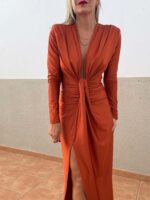 Vestido Catrice manga cobre
