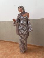 Vestido flor lentejuela