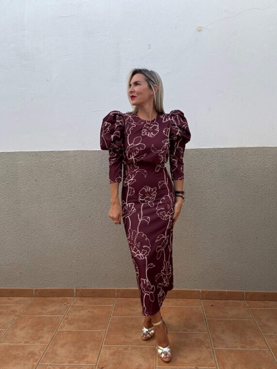 Vestido Nápoles marrón